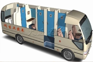 大巴车环保移动厕所